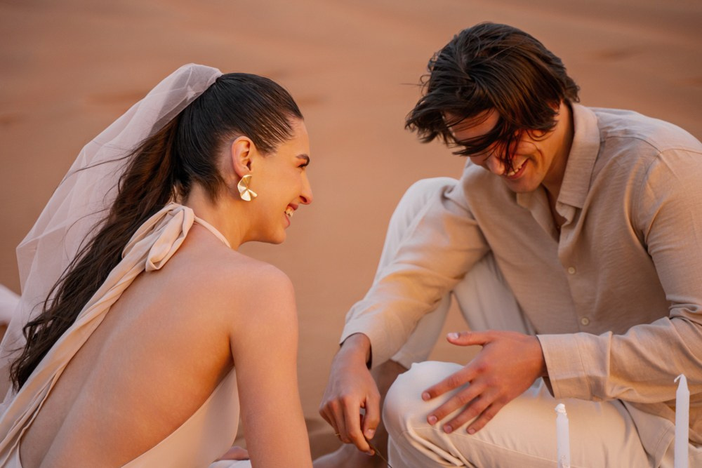 Аня и Саша • небанальная свадьба в пустыне. Фотограф и видеограф в Москве и Абу Даби Мария Кулагина