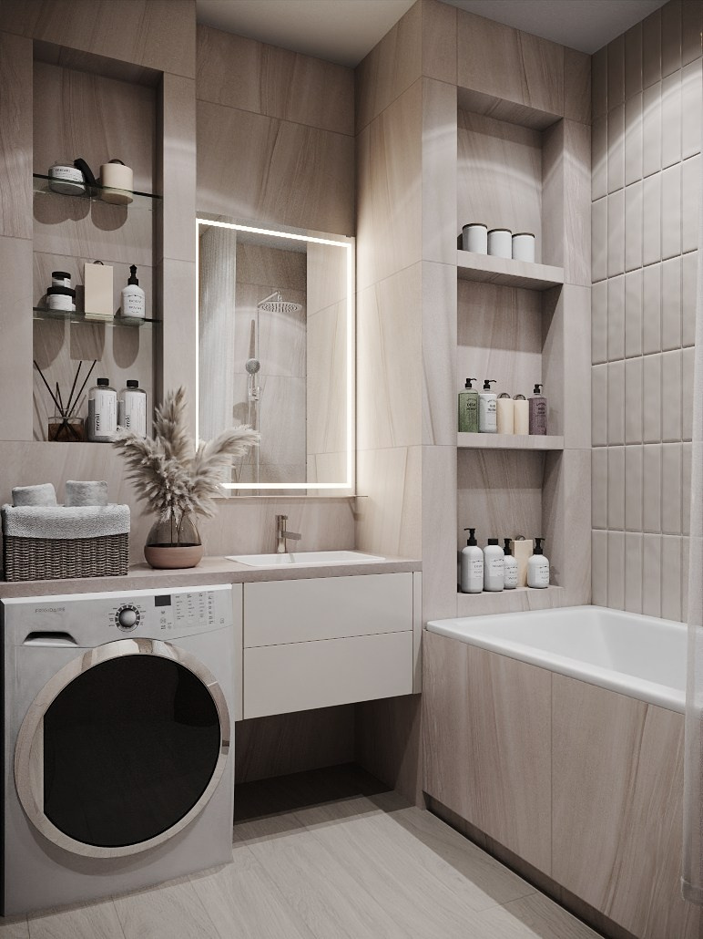 Квартира 45 м², Садовые кварталы. Студия дизайна