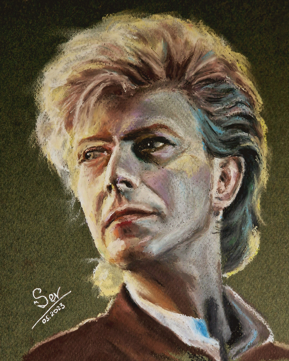 рисунок пастелью, пастельные карандаши пастель портрет пастелью