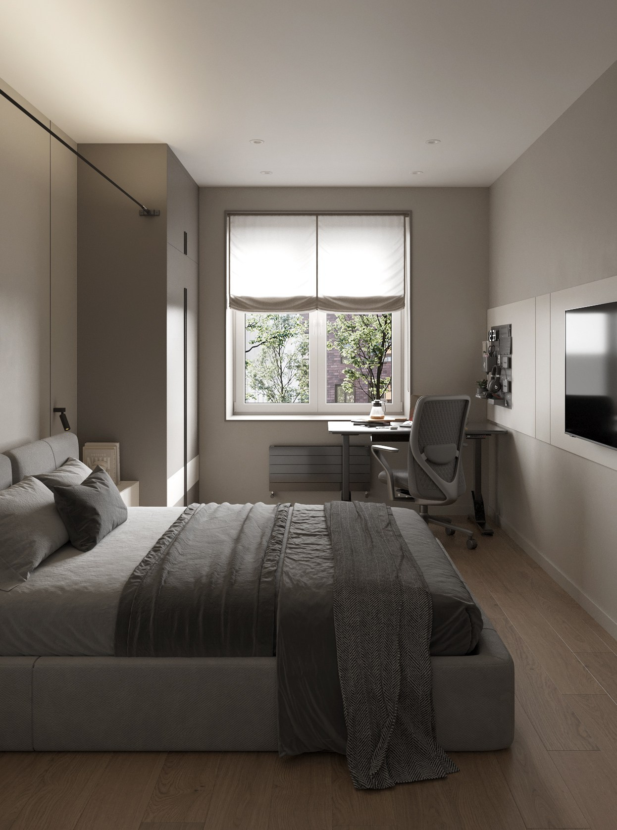 Квартира холостяка 51 м². Дизайнер интерьера г. Ульяновск