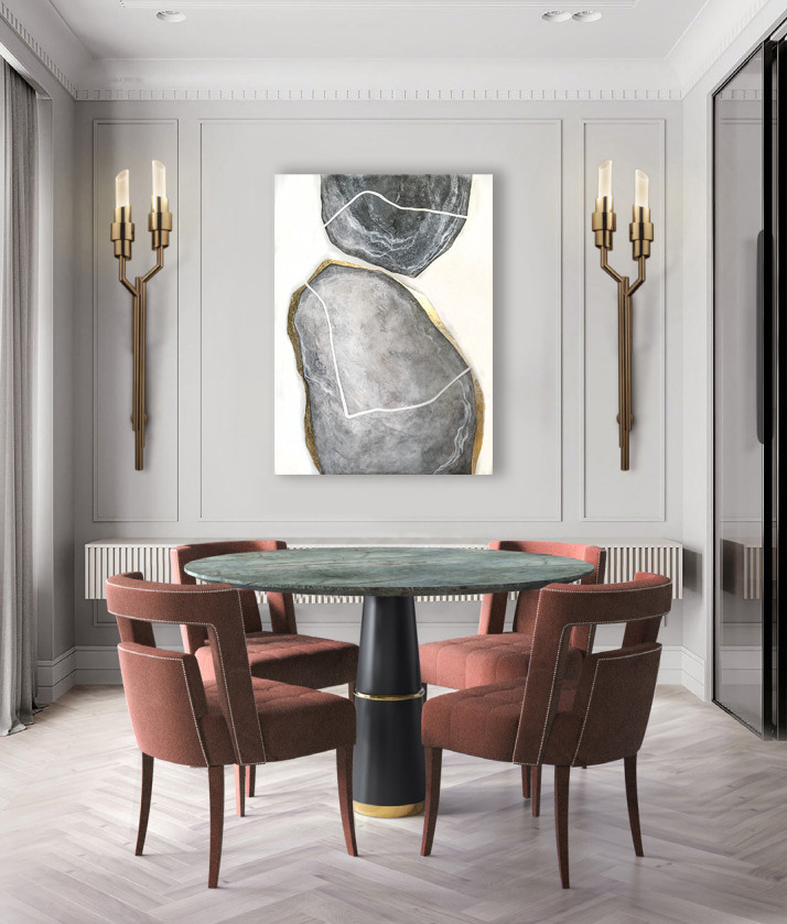 Картина "Вечность", размер 120х80 см, холст, акрил,поталь, лак.2022