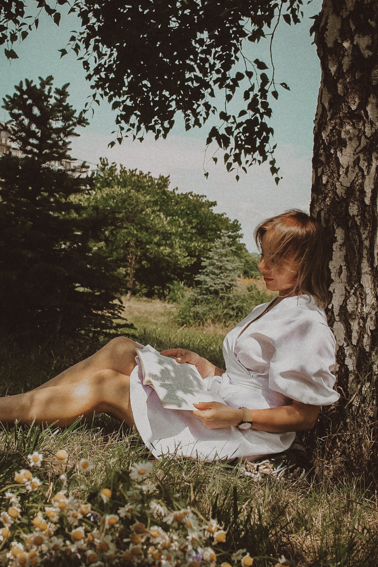 Летний парк и ромашки. Коммерческий фотограф. Ростов-на-Дону. Дарья Константинова