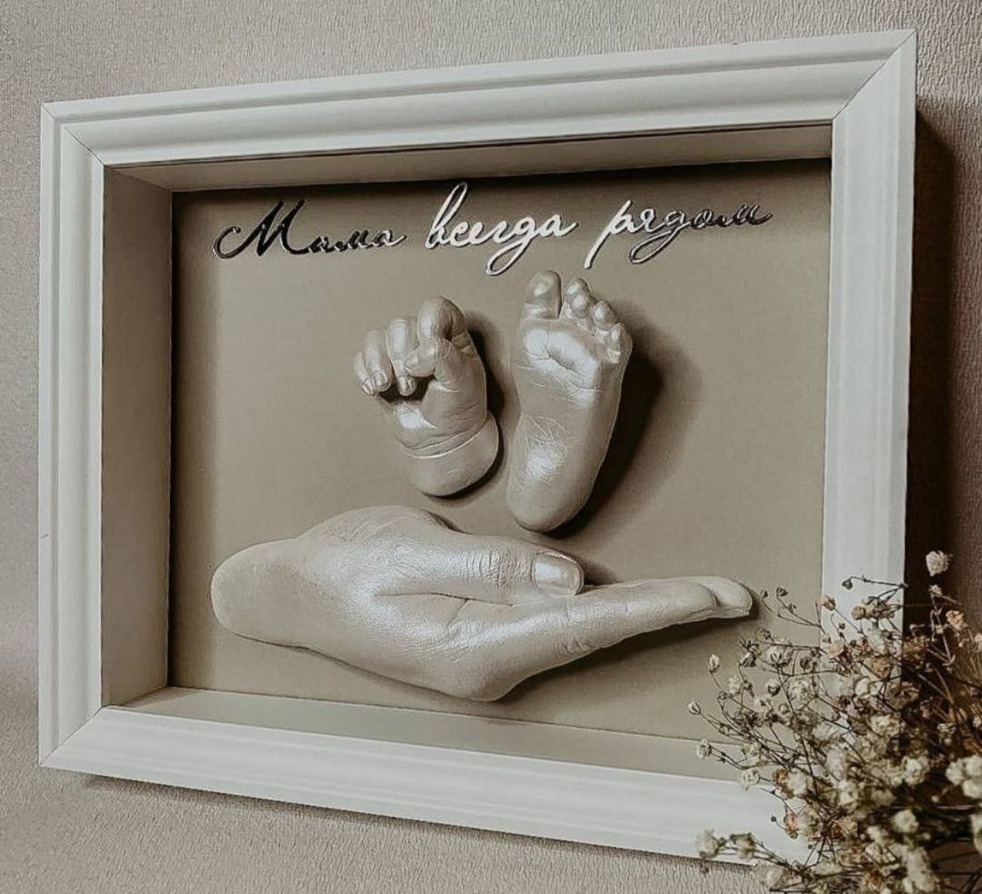 Детские слепки рук и ног в 2д и 3д формате Екатеринбург. ТОПовый фотограф новорожденных newborn и беременности, Екатеринбург