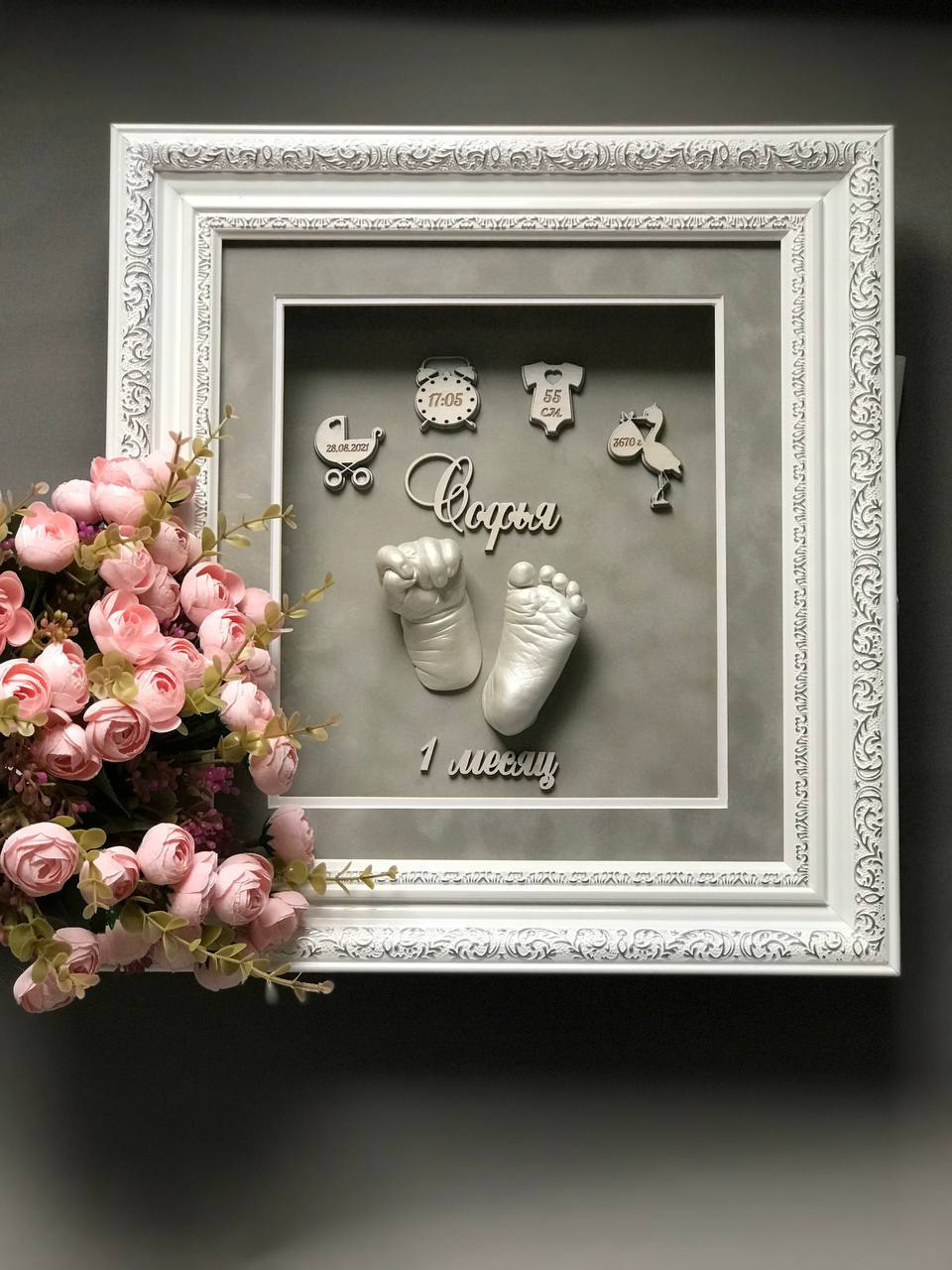 Детские слепки рук и ног в 2д и 3д формате Екатеринбург. ТОПовый фотограф новорожденных newborn и беременности, Екатеринбург