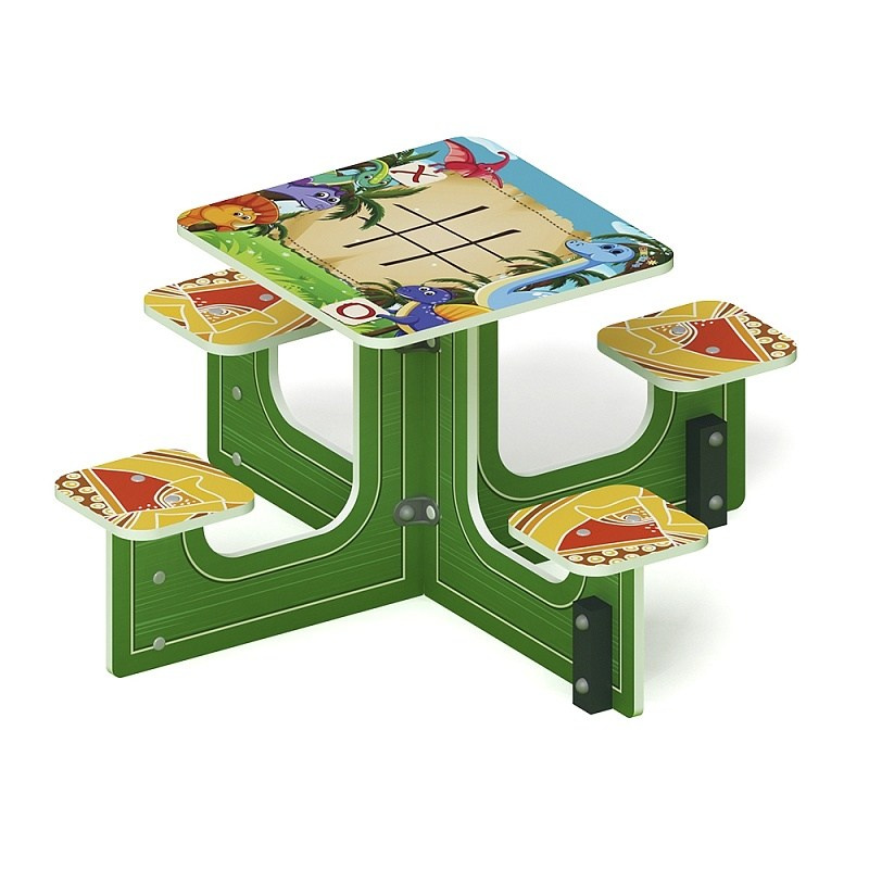 Столик детский квадратный (Рыбы) - МФ 31.01.03-01 Габариты (ШхДхВ): 1250x1250x600 мм Зона безопасности, мм: 2250х2250