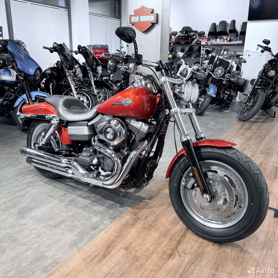 2010 Fat Bob Orаngе Lаva. Hello Davidson, Москва. Только хорошие мотоциклы…