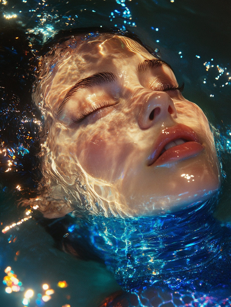 Holographic Drift: A Liquid Elegance. TENZO | Creative Producer / Art Director