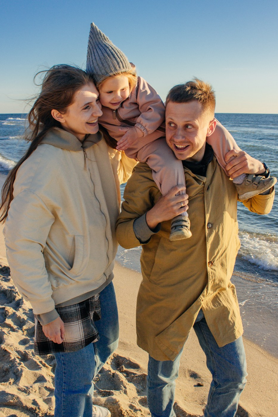 Ксения, Антон и доча Полина. Фотограф Москва