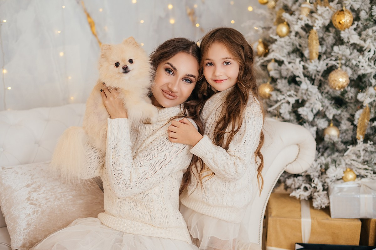 Новогодняя сьемка. Фотограф Анна Качан