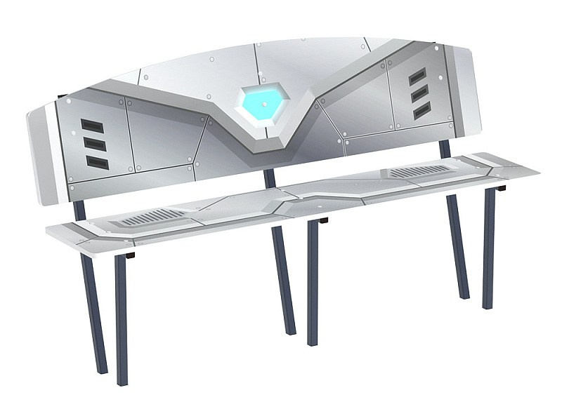 Скамейка детская Техно - МФ 41.01.01-03.И1 Габариты (ШхДхВ): 1840x480x1000 мм Зона безопасности, мм: 2840х1480 Возрастные ограничения от 3 лет 
