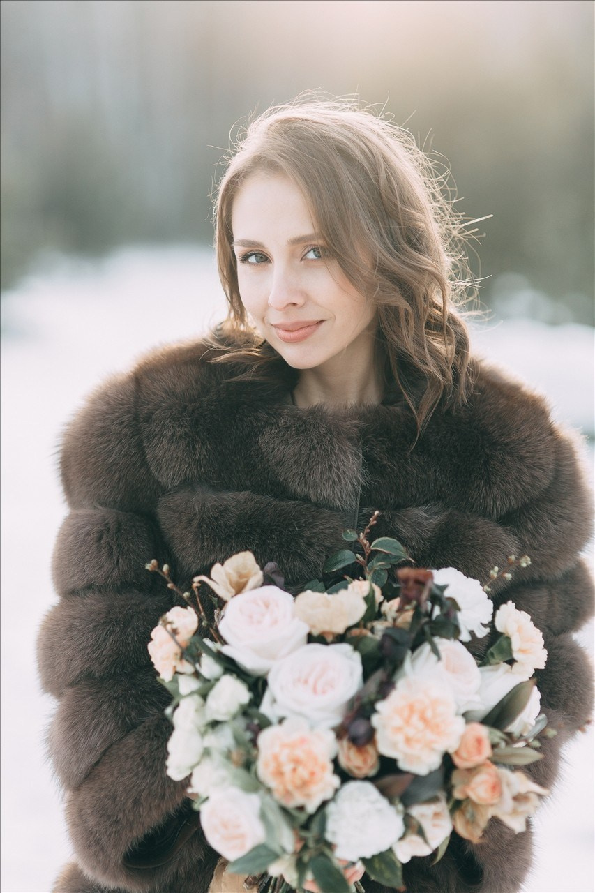 Стильная зимняя свадьба