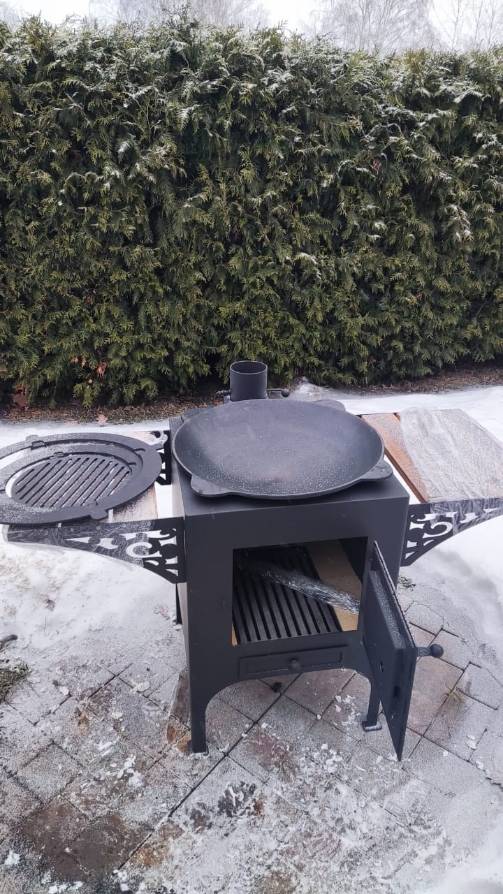 Печь под казан. Купить / заказать мангал для дома в Краснодаре от производителя «Мангал Мастер»