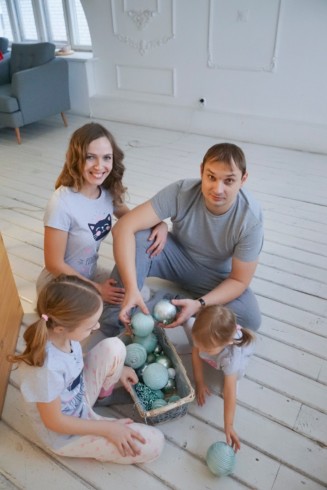 Олег, Света, Лиза и Леночка. Фотограф в Нижнем Новгороде Алексей Уковский