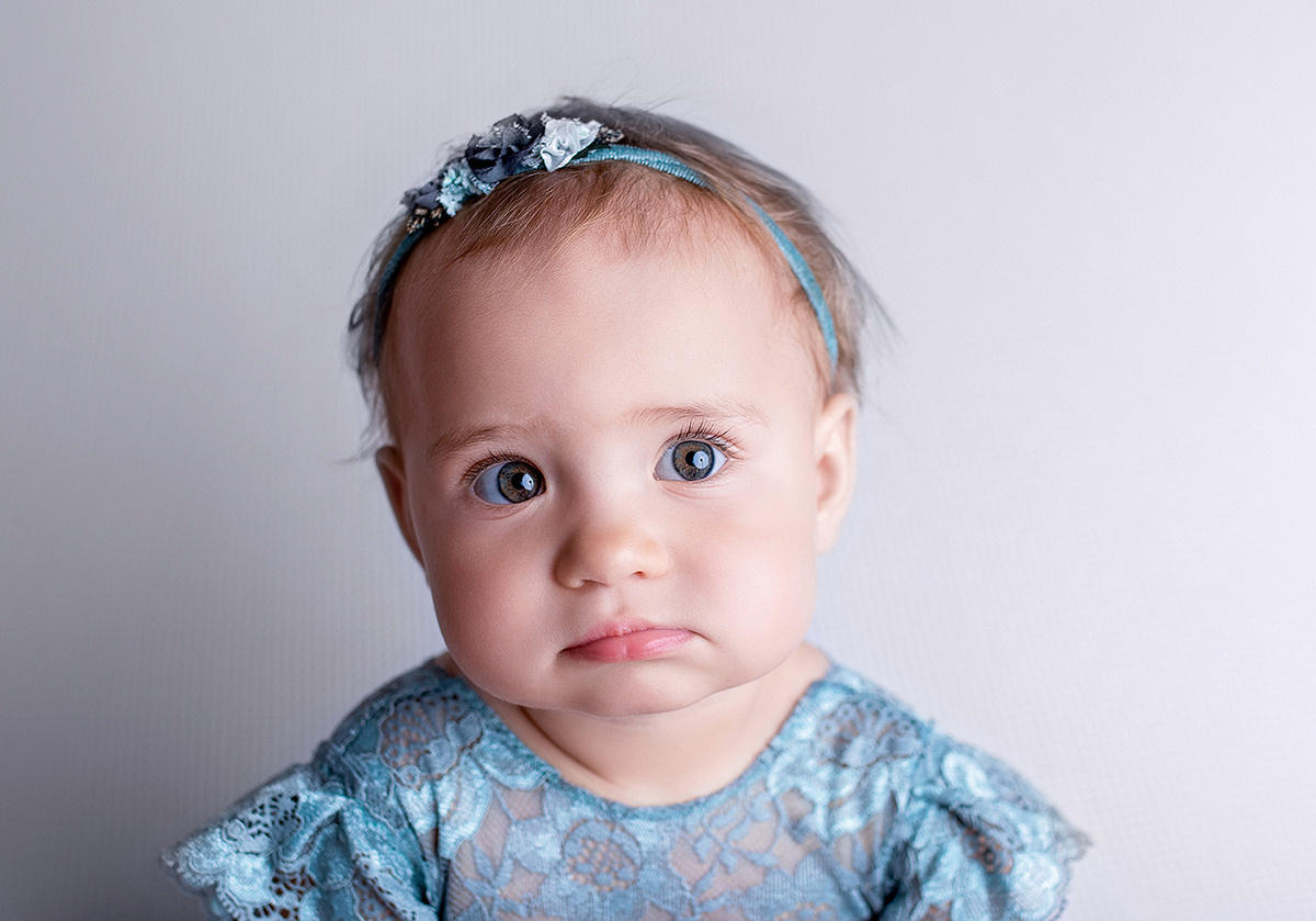 1 Годик Анюте. Фотограф новорождённых и малышей до года в Москве и Московской области