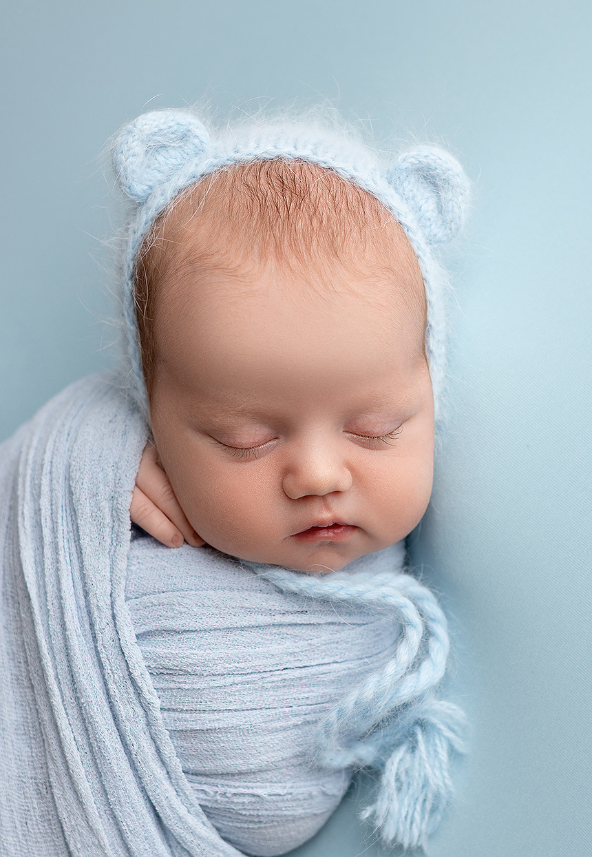 Newborn съёмка Фёдора. Фотограф новорождённых и малышей до года в Москве и Московской области