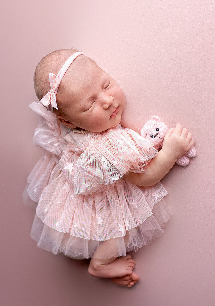 Newborn съёмка Аришы. Фотограф новорождённых и малышей до года в Москве и Московской области