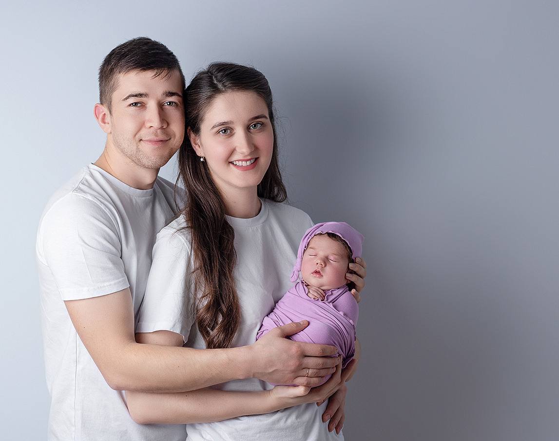 Newborn съёмка Дашеньки. Фотограф новорождённых и малышей до года в Москве и Московской области