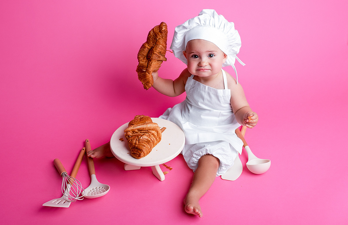 1 Годик Анюте. Фотограф новорождённых и малышей до года в Москве и Московской области