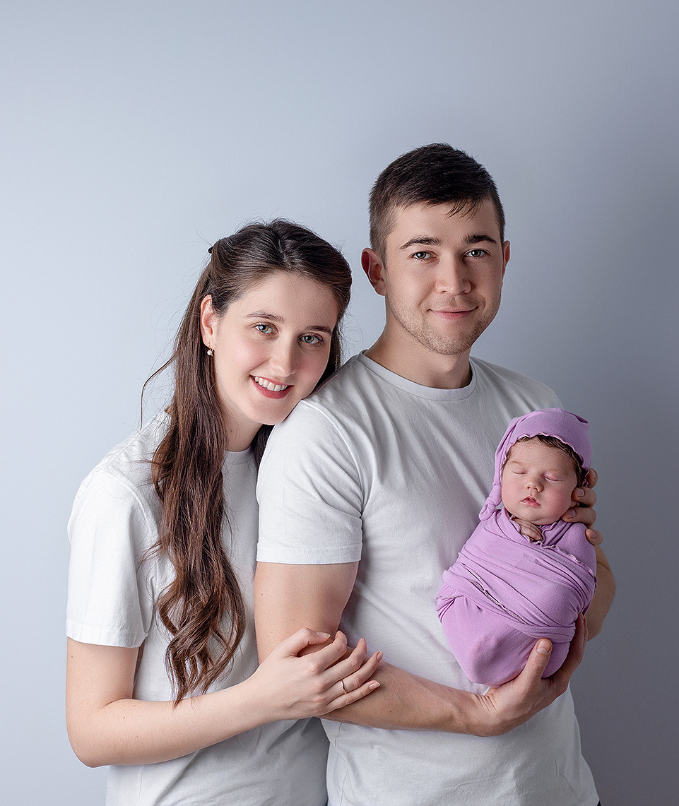 Newborn съёмка Дашеньки. Фотограф новорождённых и малышей до года в Москве и Московской области