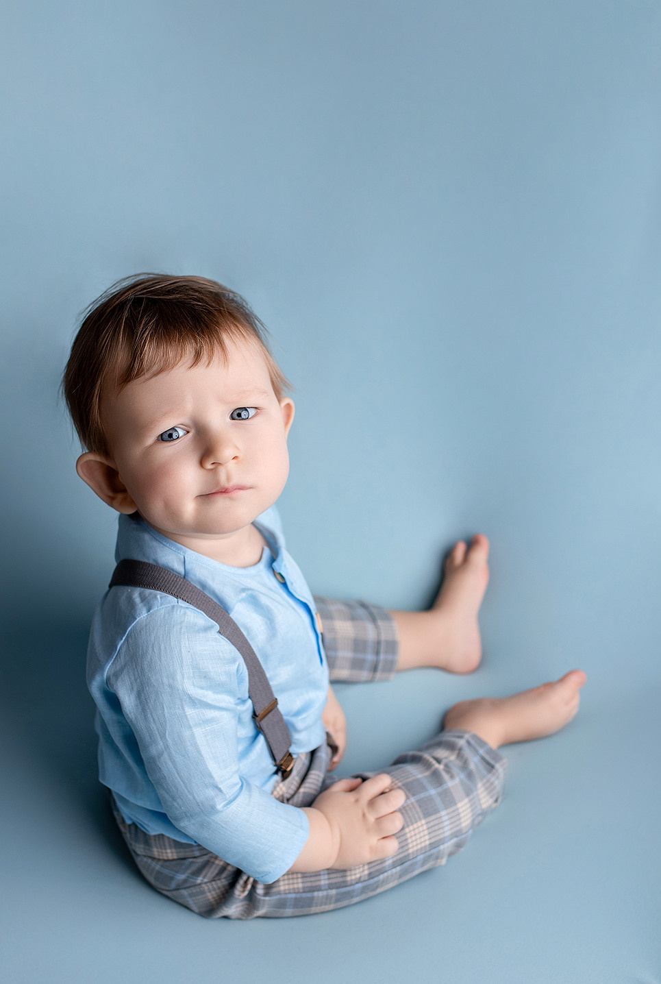 1 Годик Ванечке. Фотограф новорождённых и малышей до года в Москве и Московской области