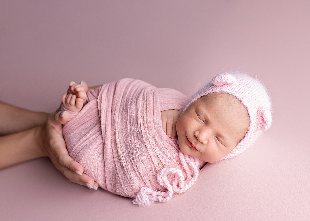 Newborn съёмка Аришы. Фотограф новорождённых и малышей до года в Москве и Московской области