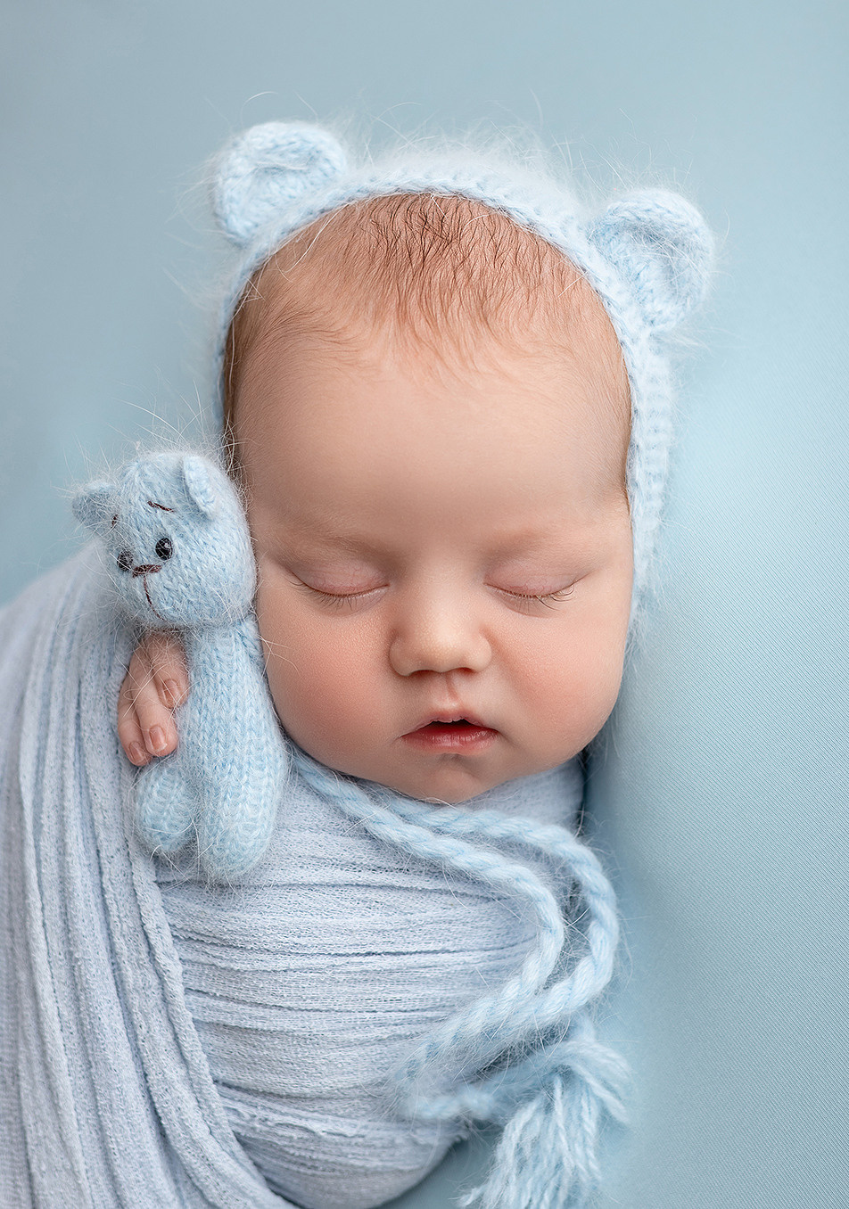 Newborn съёмка Фёдора. Фотограф новорождённых и малышей до года в Москве и Московской области