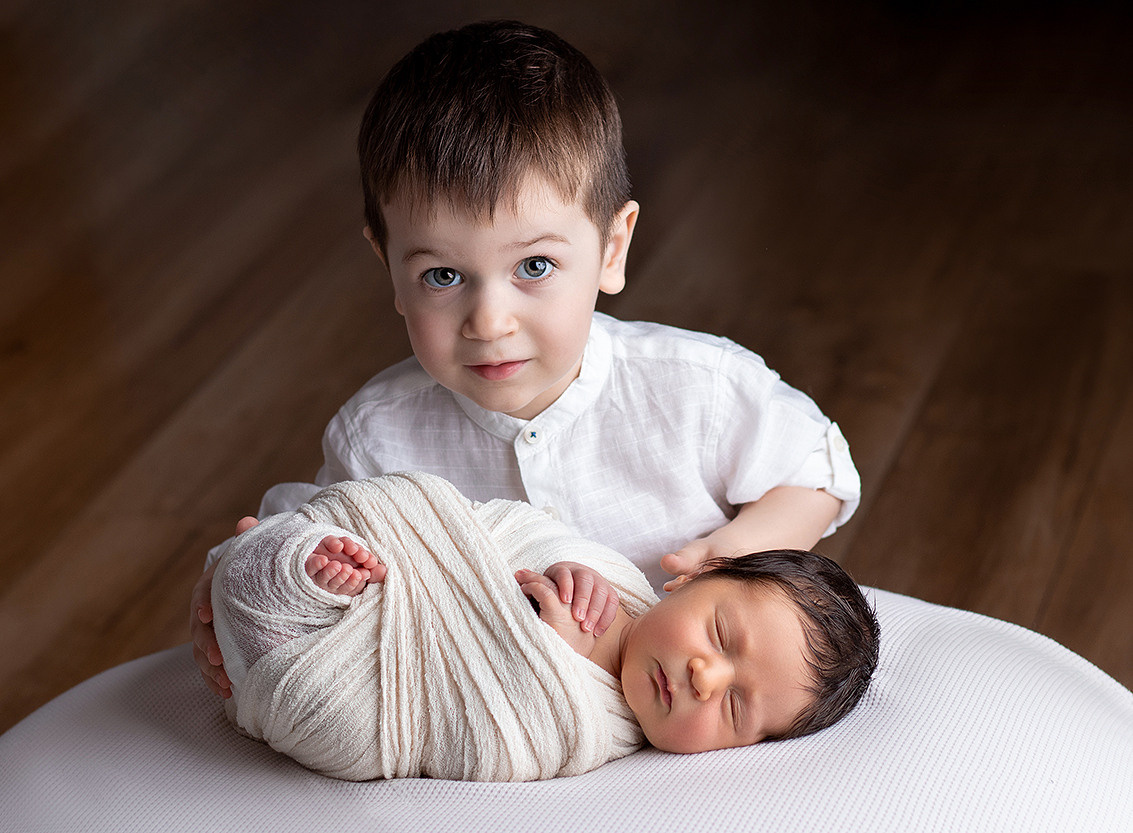 Newborn съёмка Льва. Фотограф новорождённых и малышей до года в Москве и Московской области