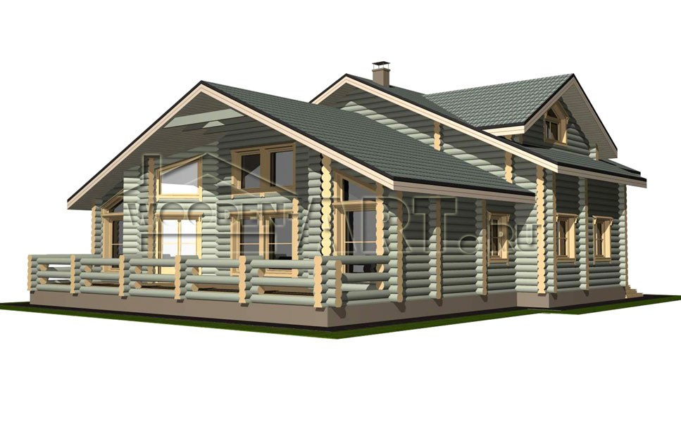 «Красное село» 504 кв. м. Проекты деревянных домов