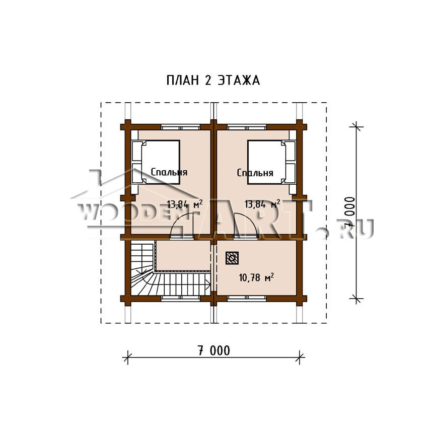 «Ерохино» 127 кв. м. Проекты деревянных домов