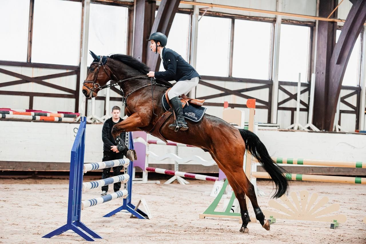 ОТКРЫТИЕ ЗИМНЕГО СЕЗОНА ПО КОНКУРУ В КСК «БЕЛАЯ ДАЧА». Куракина Дарья • Конный фотограф