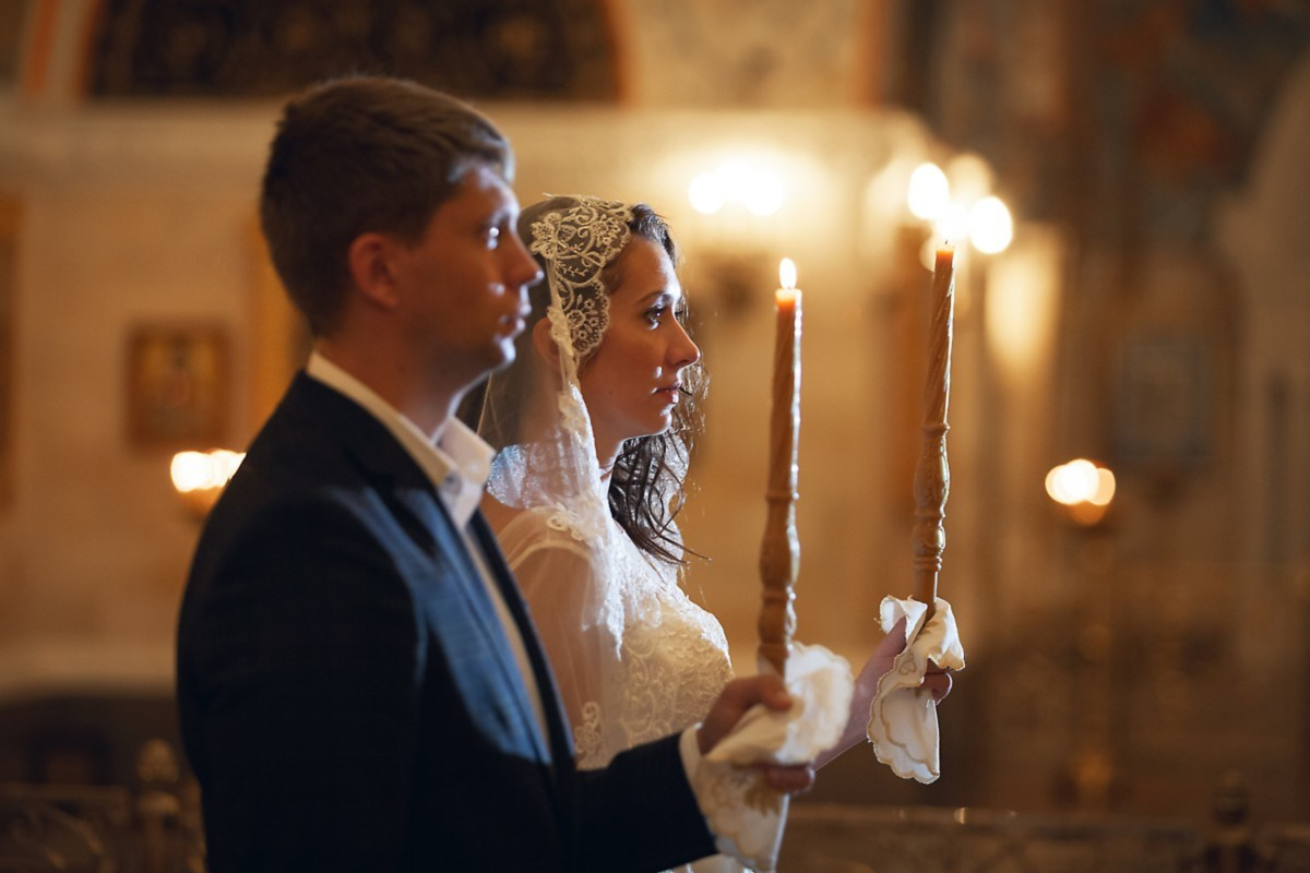 Венчание в главном Храме. Свадебный и репортажный фотограф в Москве и Московской области