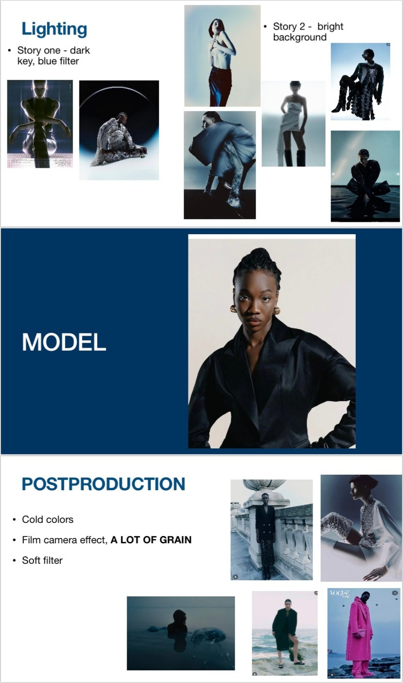 Editorial for Noctis Magazine. Elizaveta Filchenko. Fashion-photographer and director