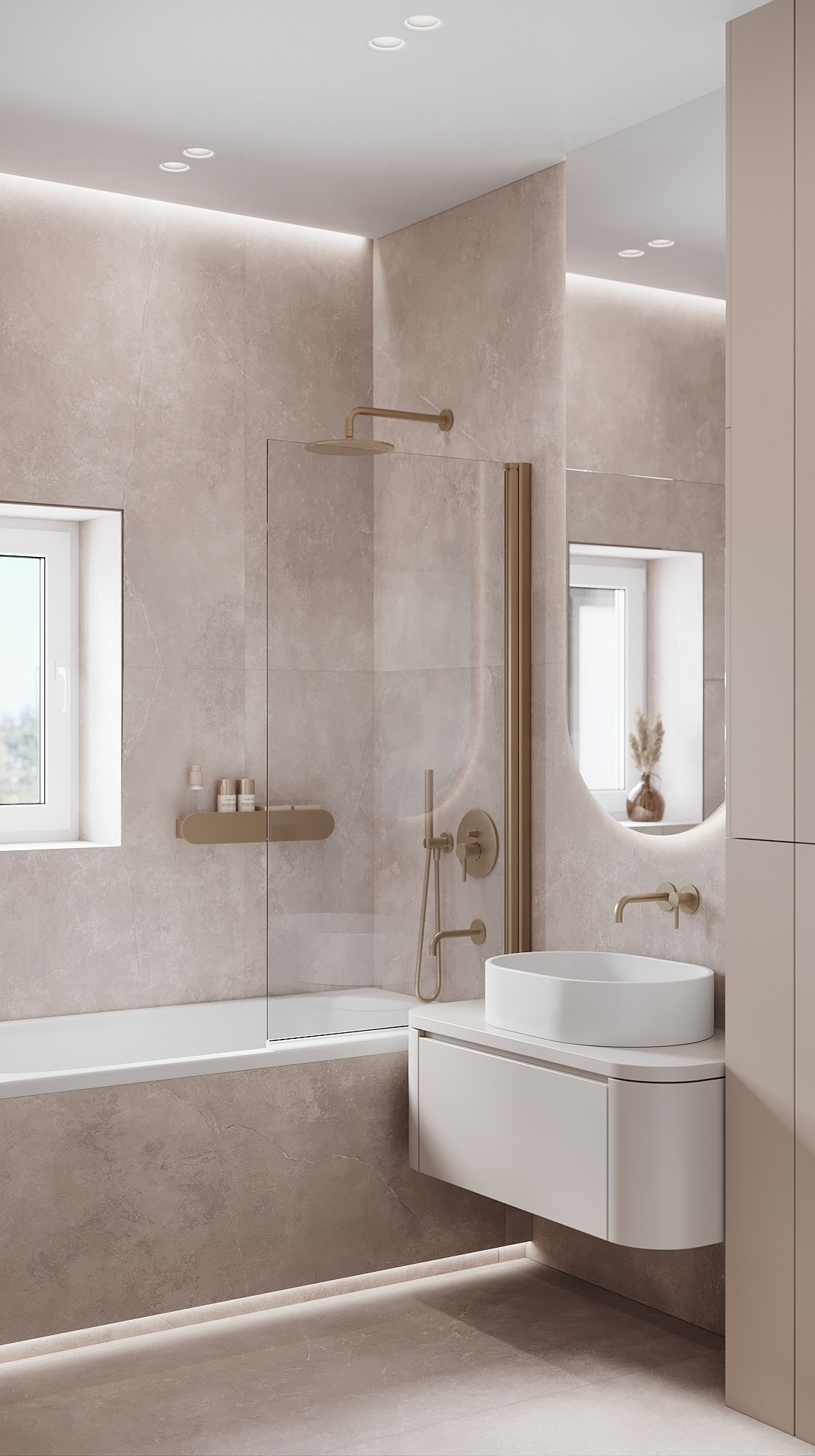 Визуализация интерьера дома в деревне Подосье. 3d визуализатор marybond3d