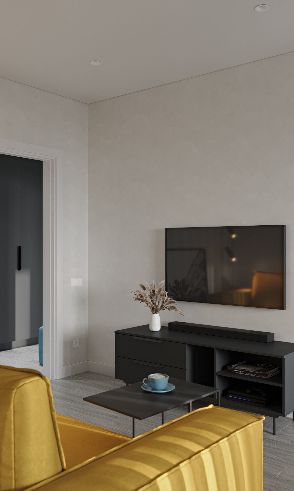 «Черно-белая история». Студия интерьерной визуализации «ЛИНИИ»