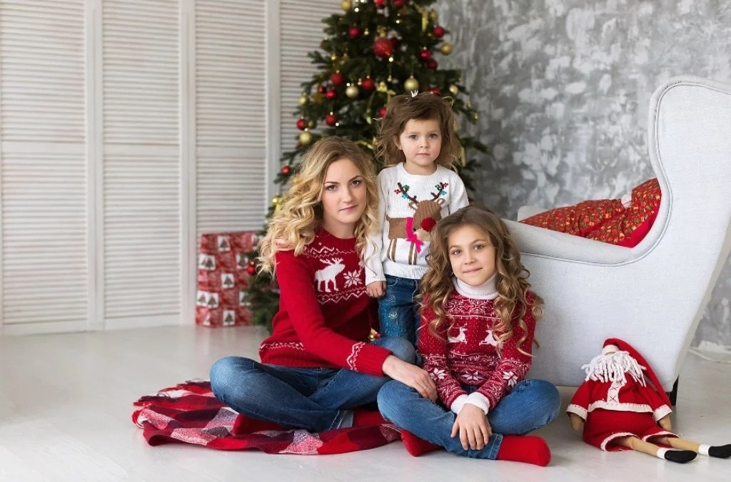 Новогодние образы для фотосессии в студии. Фотограф Свердловск