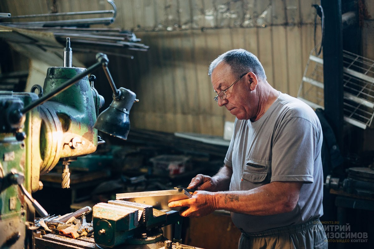 Съёмка на производстве