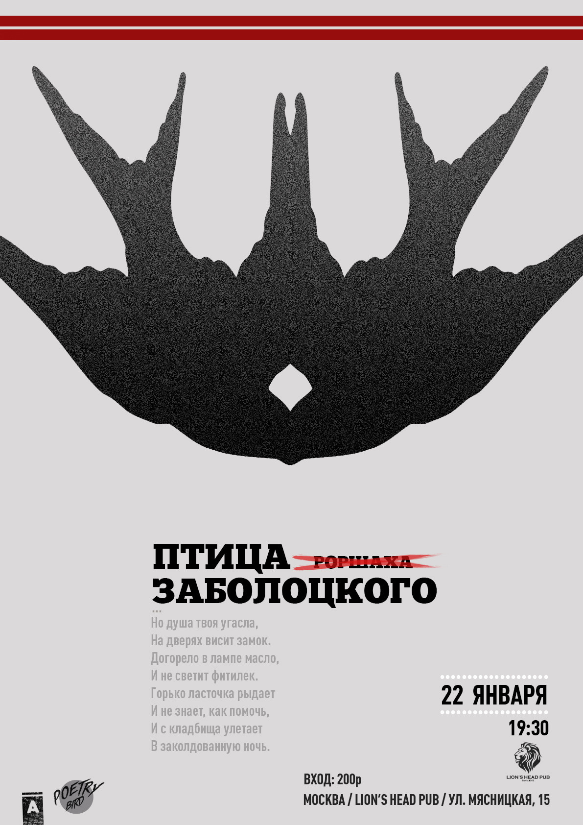 ПТИЦА ПОЭТА. Spaidi Design | Graphic Design