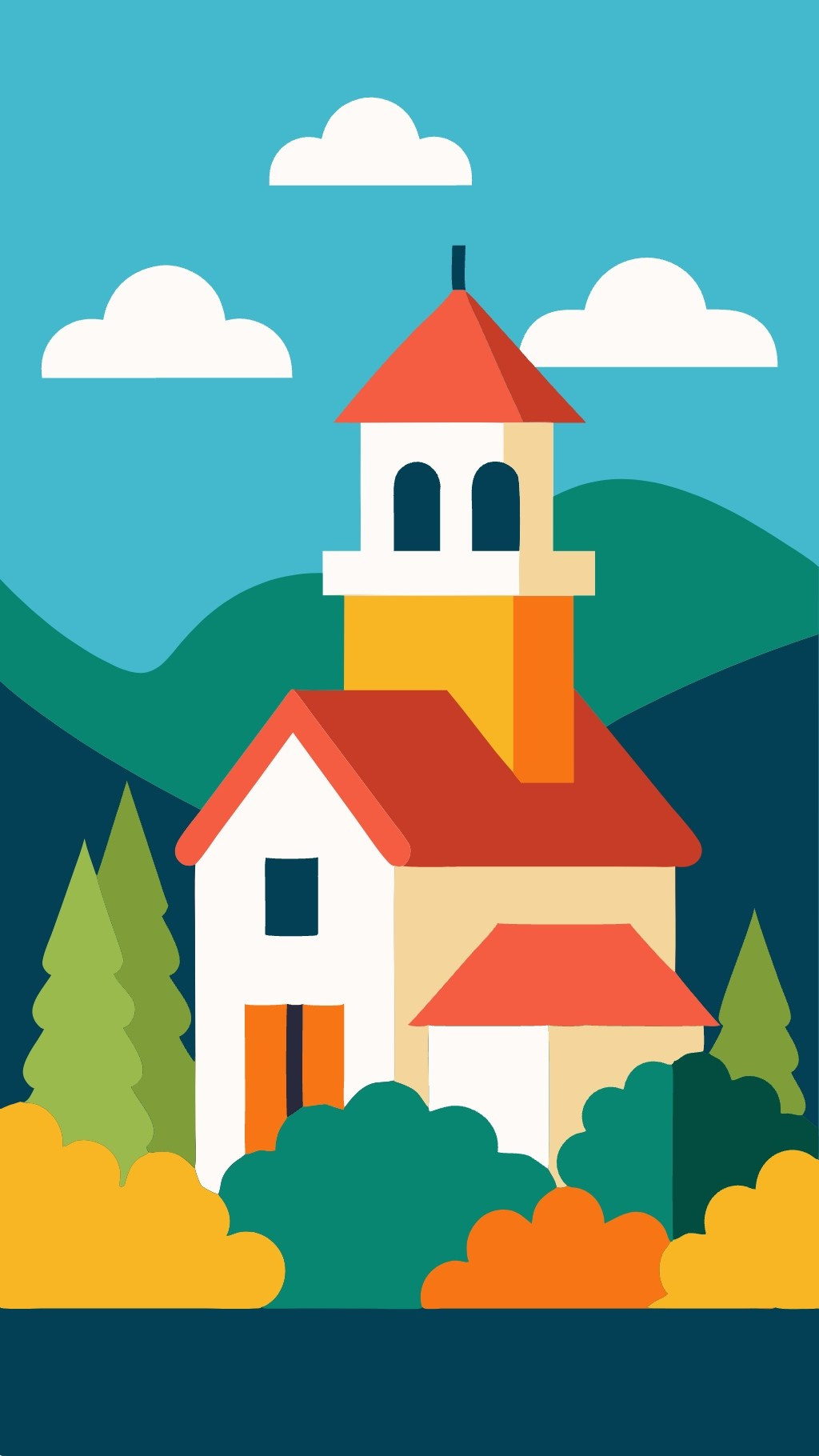 Иллюстрации совместно с ИИ. Grom Design