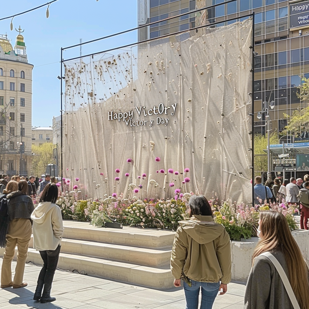 Разработка эскизов декора для тендера для праздника 9 мая. Главная