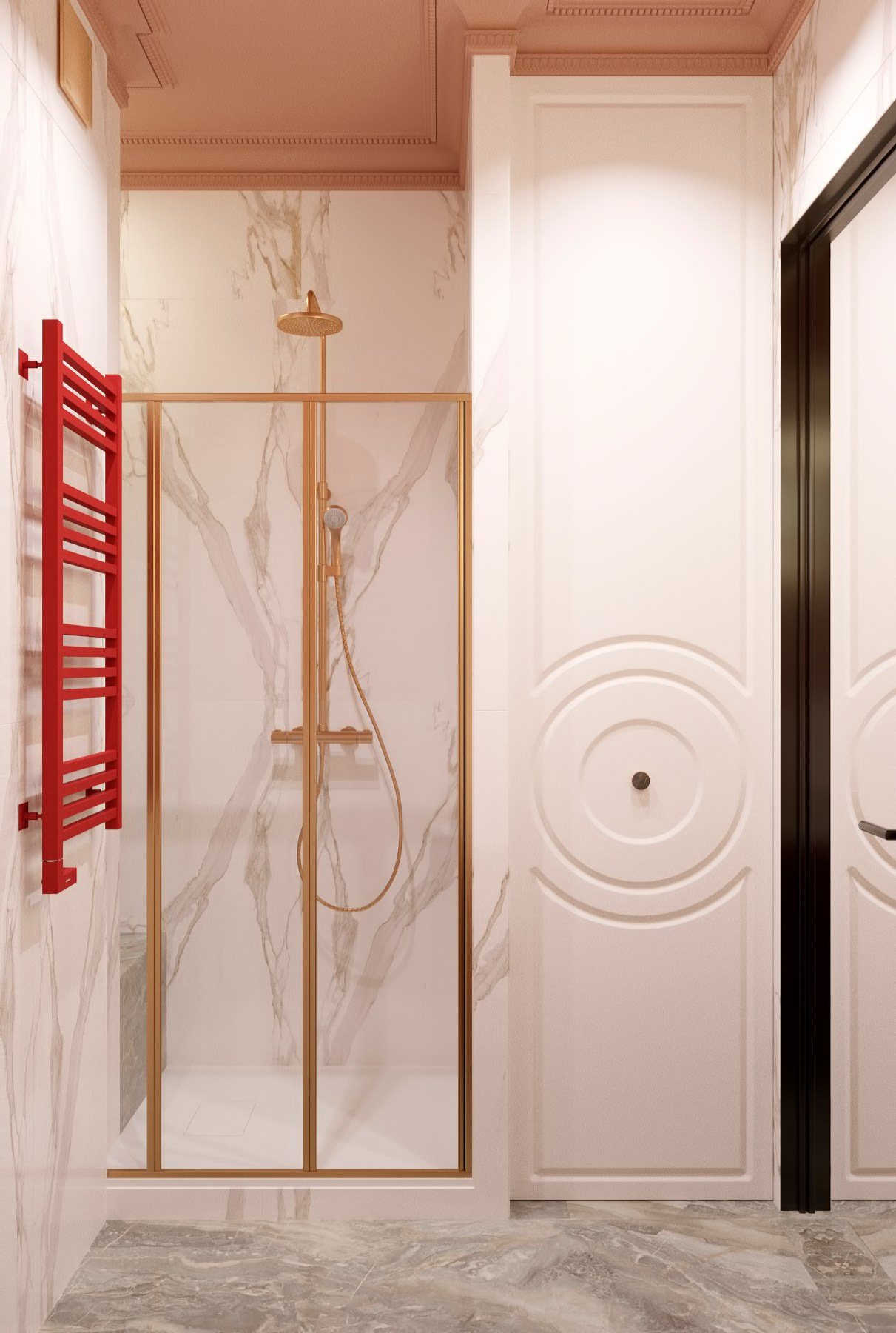 Малышка-студия 27 кв. м. для девушки в Москве. Дизайнер интерьера Троилова Арина