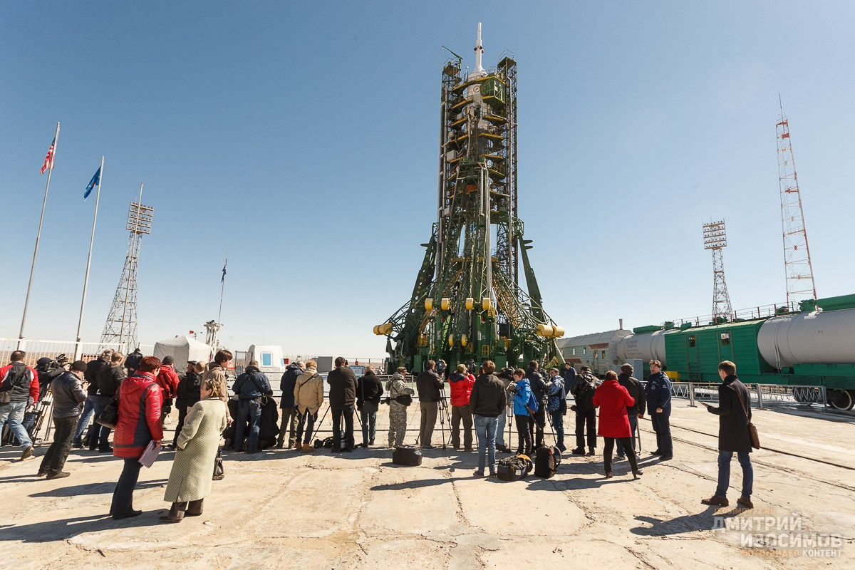Байконур. Запуск «Союз ТМА-16М» на МКС