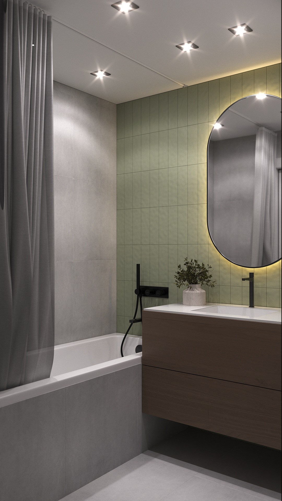 Г. Москва ЖК Moments 54 м². БК студия дизайна интерьера