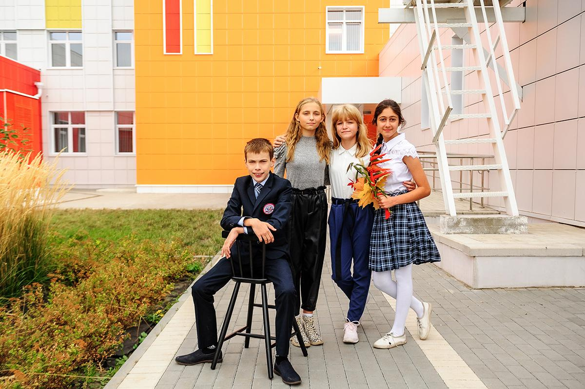 Портреты, школьники