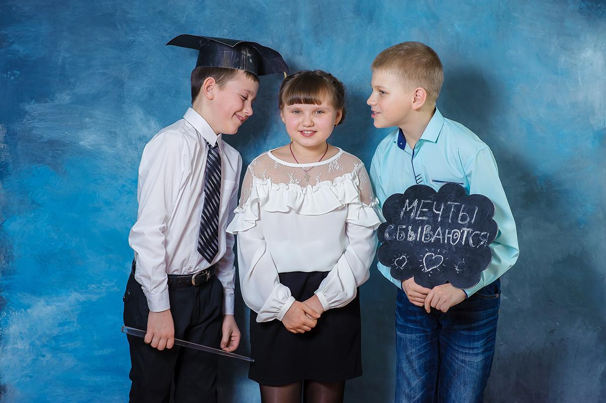 Портреты, школьники