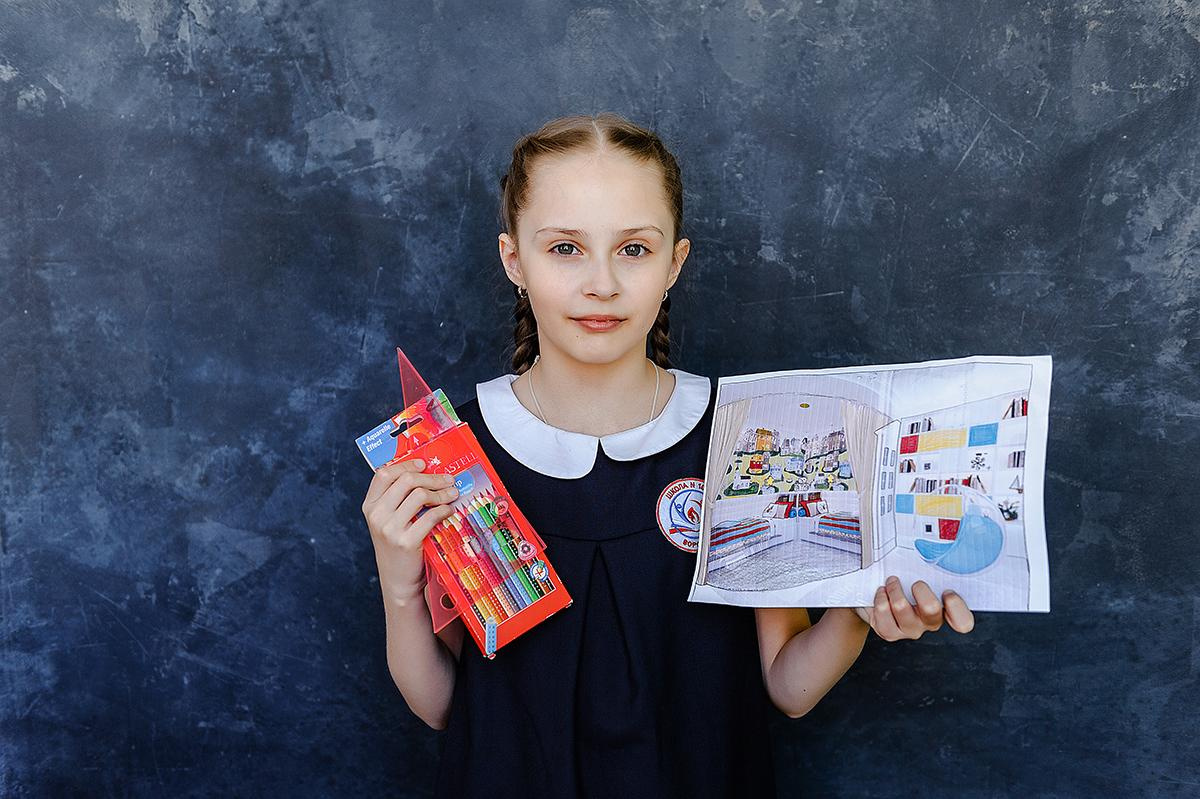 Портреты, школьники