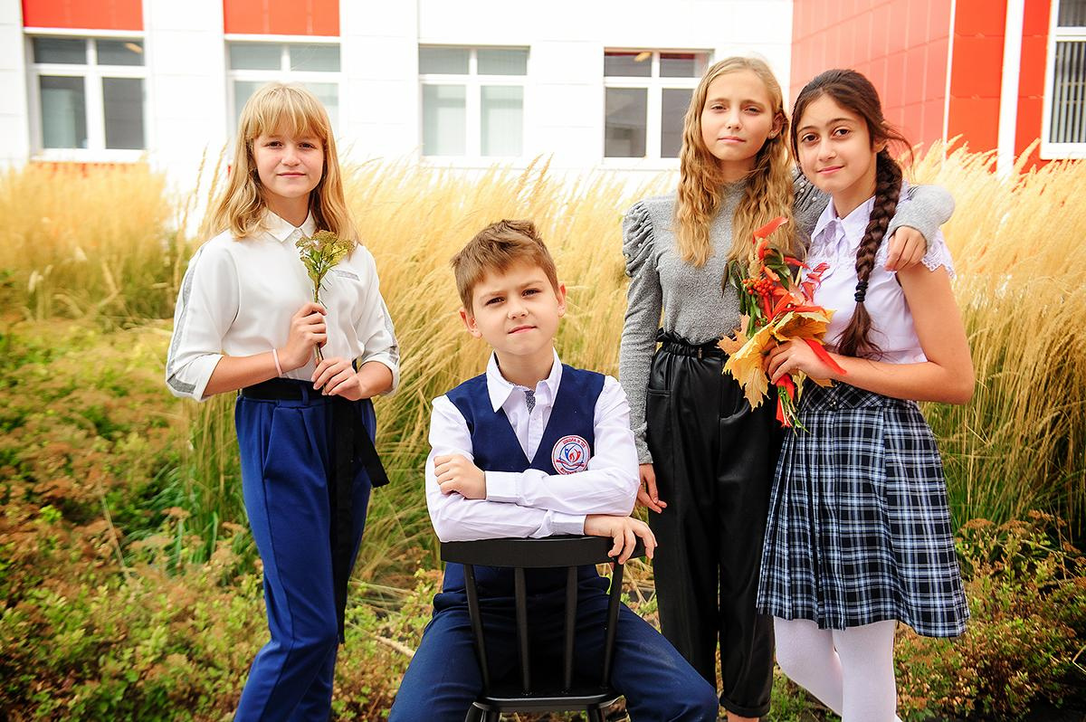 Портреты, школьники