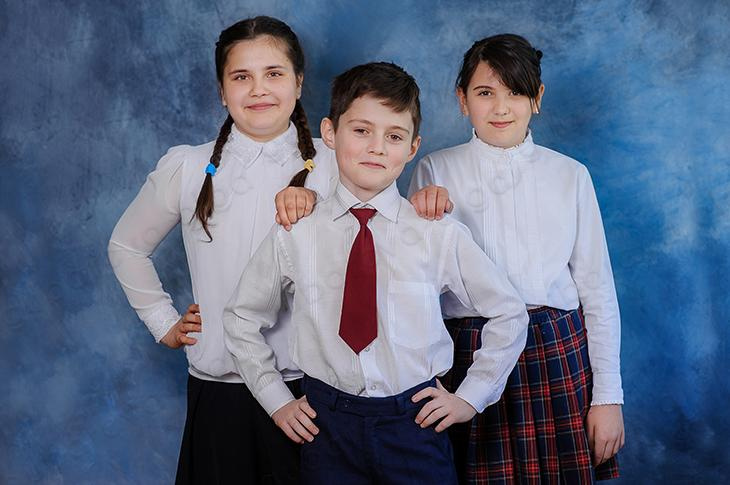 Портреты, школьники