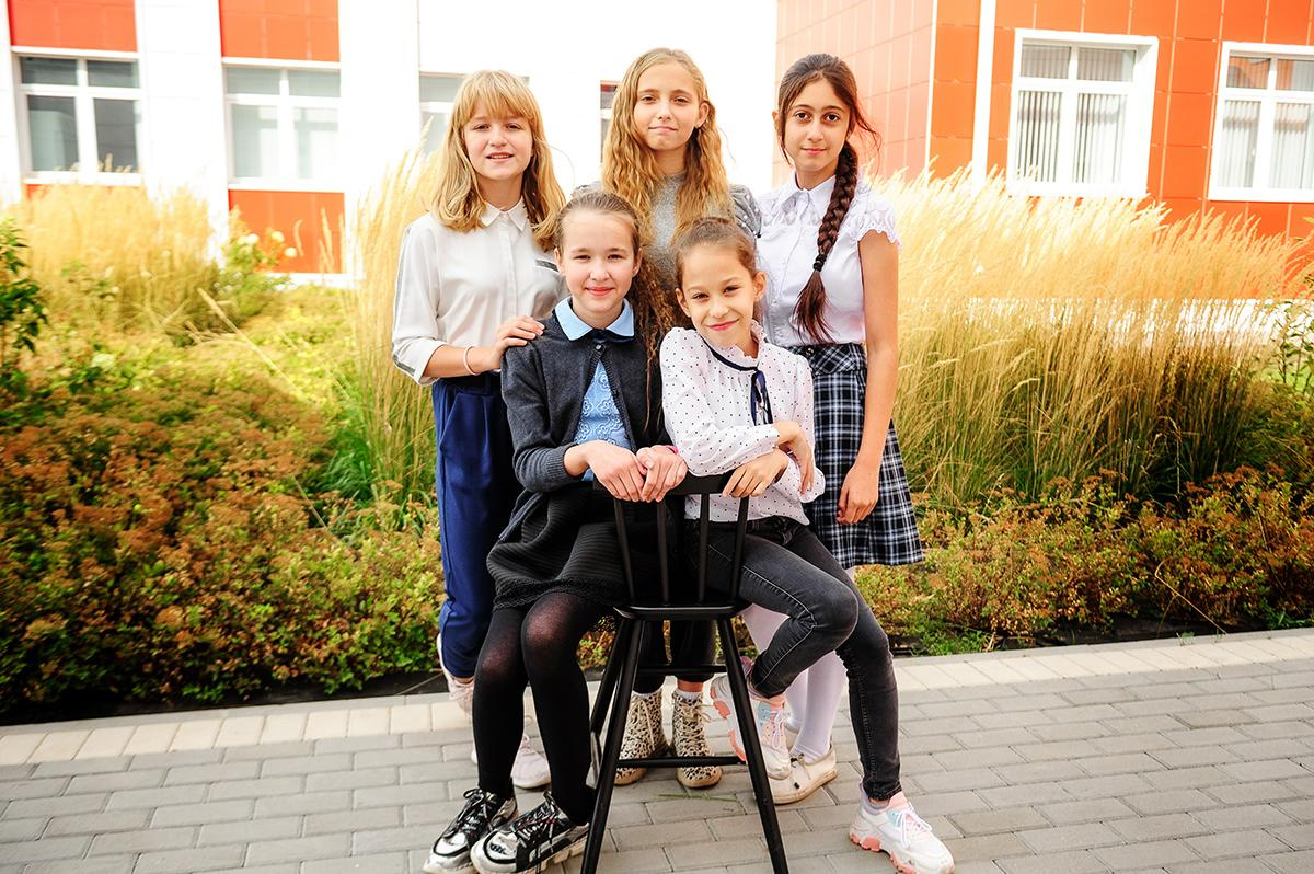 Портреты, школьники