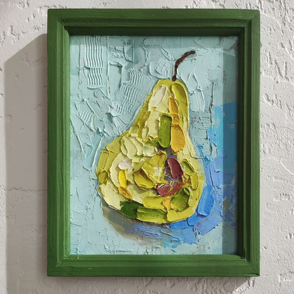 «Летняя ночь у озера». Картина маслом, холст на картоне. 40×40см. 8500р. Галерея авторских картин художницы Бельмесовой Евгении