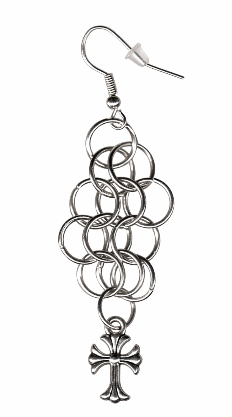 Сережки из кольчуги. Украшения из кольчуги в Москве Соня Спросонья